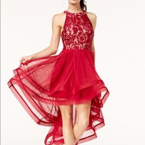 Juniors formal high low dress. Only worn once.